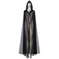 Hooded Dark Witch Cloak Cosplay Costume Halloween Long Cape Cosplay Anime Stage Costume