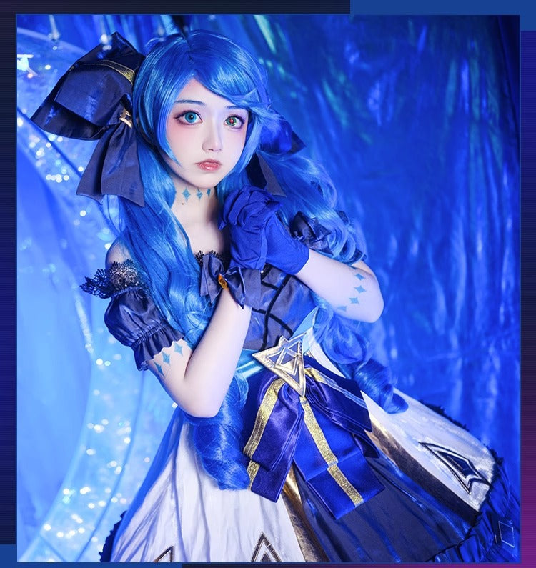 Nadol League of Legends cosplay costume, Gwynne doll cosplay, dark style Lolita