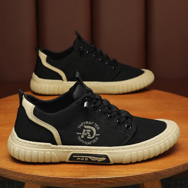 Labor protection shoes, men's shoes, summer new breathable construction site work shoes, Korean version versatile cloth shoes