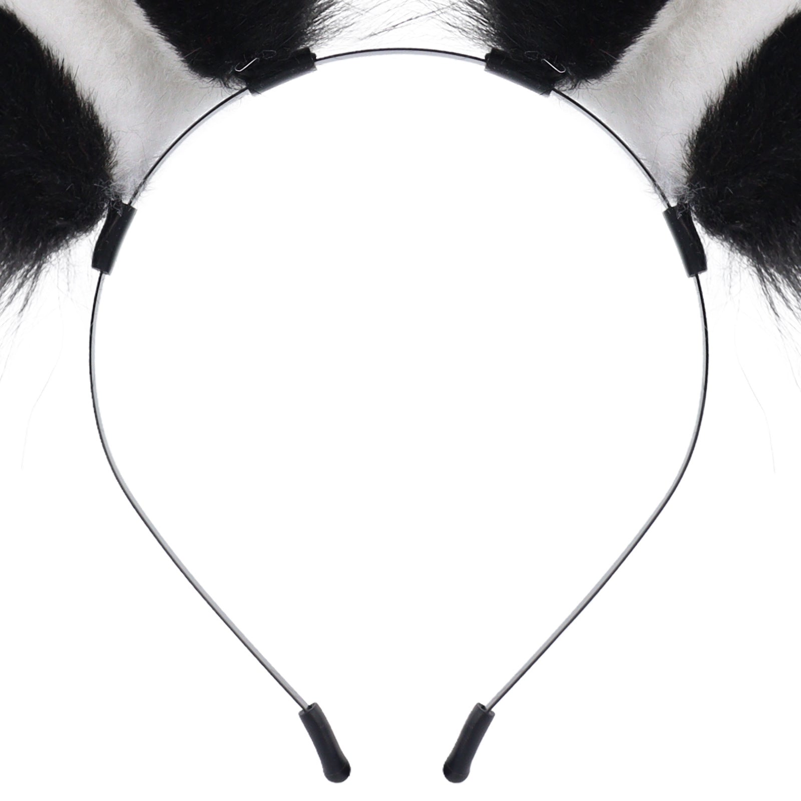 Handmade Plush Realistic Rabbit Ears Cosplay Animal Ears Headband Accessory for Live Streaming and Performance