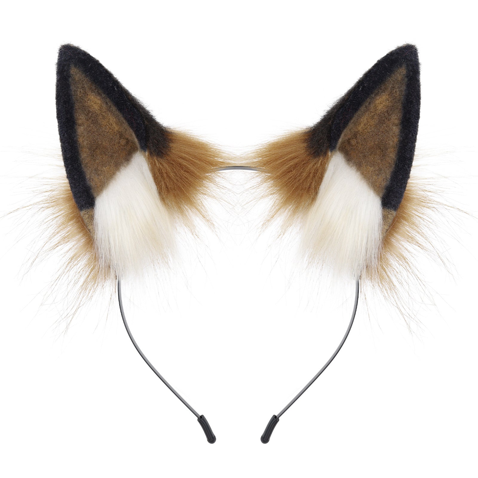 Handmade Plush Cat Ears Festival Party Role Play Cosplay Realistic Fox Animal Ears Headband