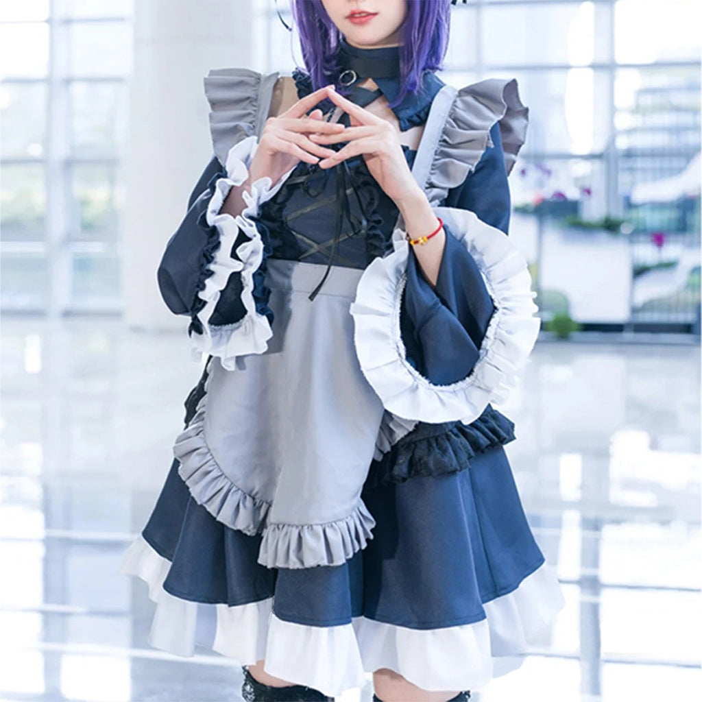 Cosplay Costume for Komi Can't Communicate - Himari and Minami Maid Outfit, Anime Cosplay Clothing for Women