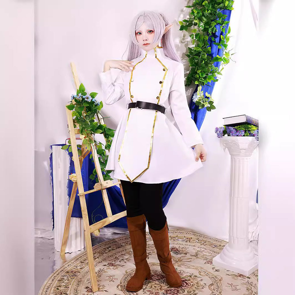 Funeral Lilian cosplay costume, Simmel elf ear magic, game anime cosplay set, female