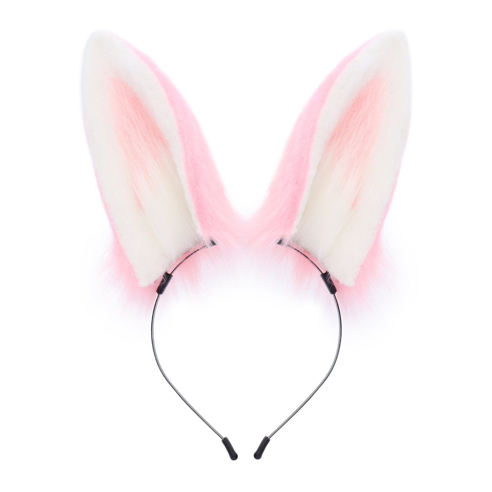 Cute Plush Rabbit Ears Hair Accessory for Anime Cosplay Costume, Realistic Animal Ears Headband Hairband