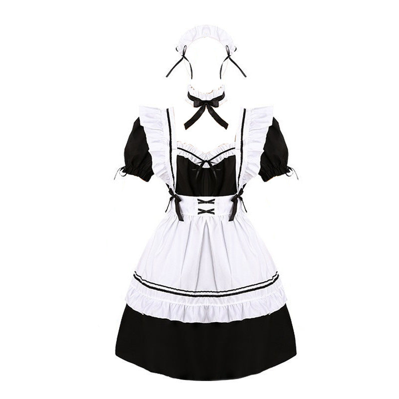 Cute Maid Cosplay Lolita Dress for WomenAnime CostumeOne-Piece Dress