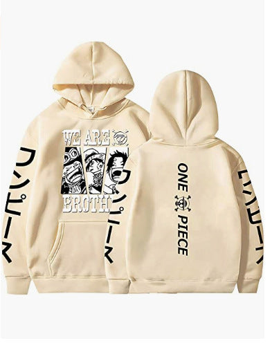 One Piece Sauron Anime Plush Loose Hoodie Sweater