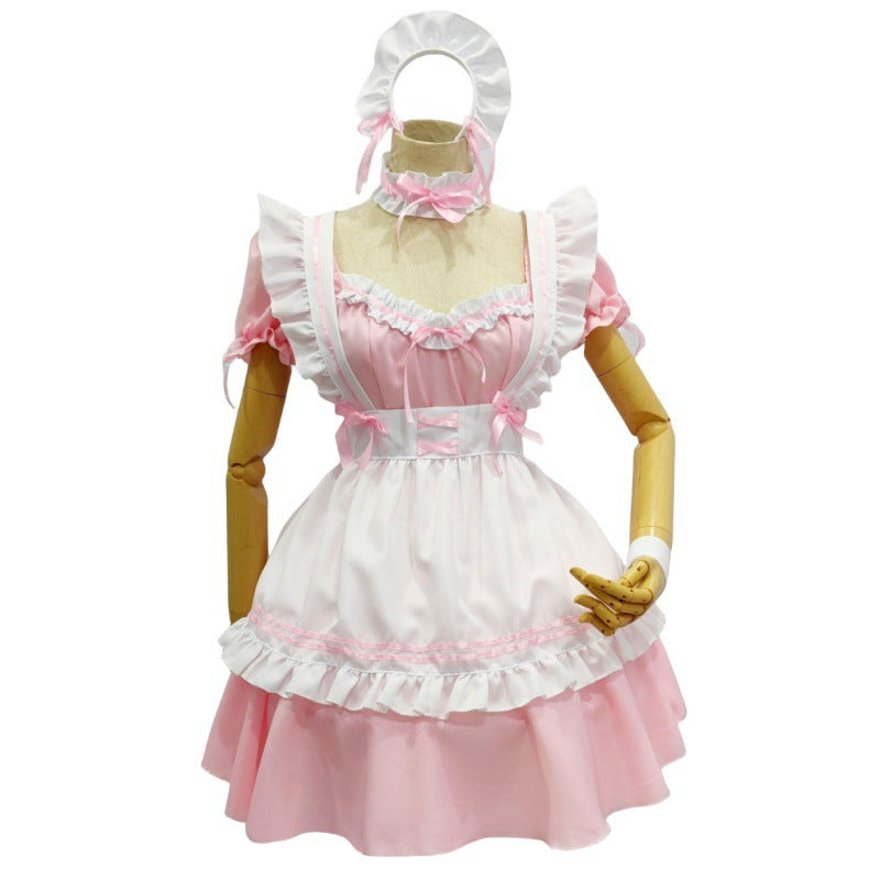 Cute Maid Cosplay Lolita Dress for WomenAnime CostumeOne-Piece Dress