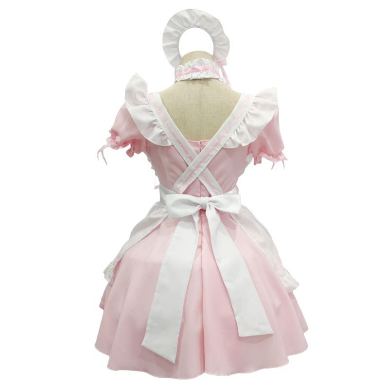 Cute Maid Cosplay Lolita Dress for WomenAnime CostumeOne-Piece Dress