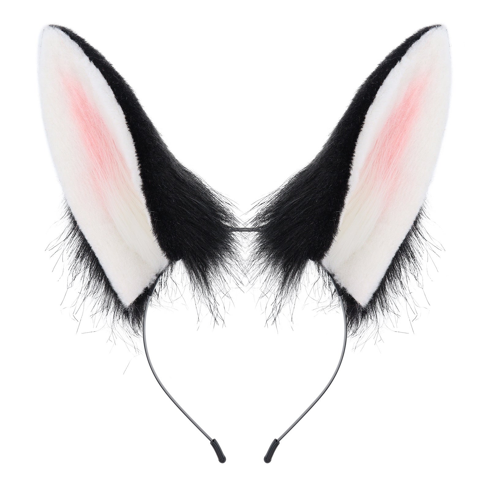 Cute Plush Rabbit Ears Hair Accessory for Anime Cosplay Costume, Realistic Animal Ears Headband Hairband