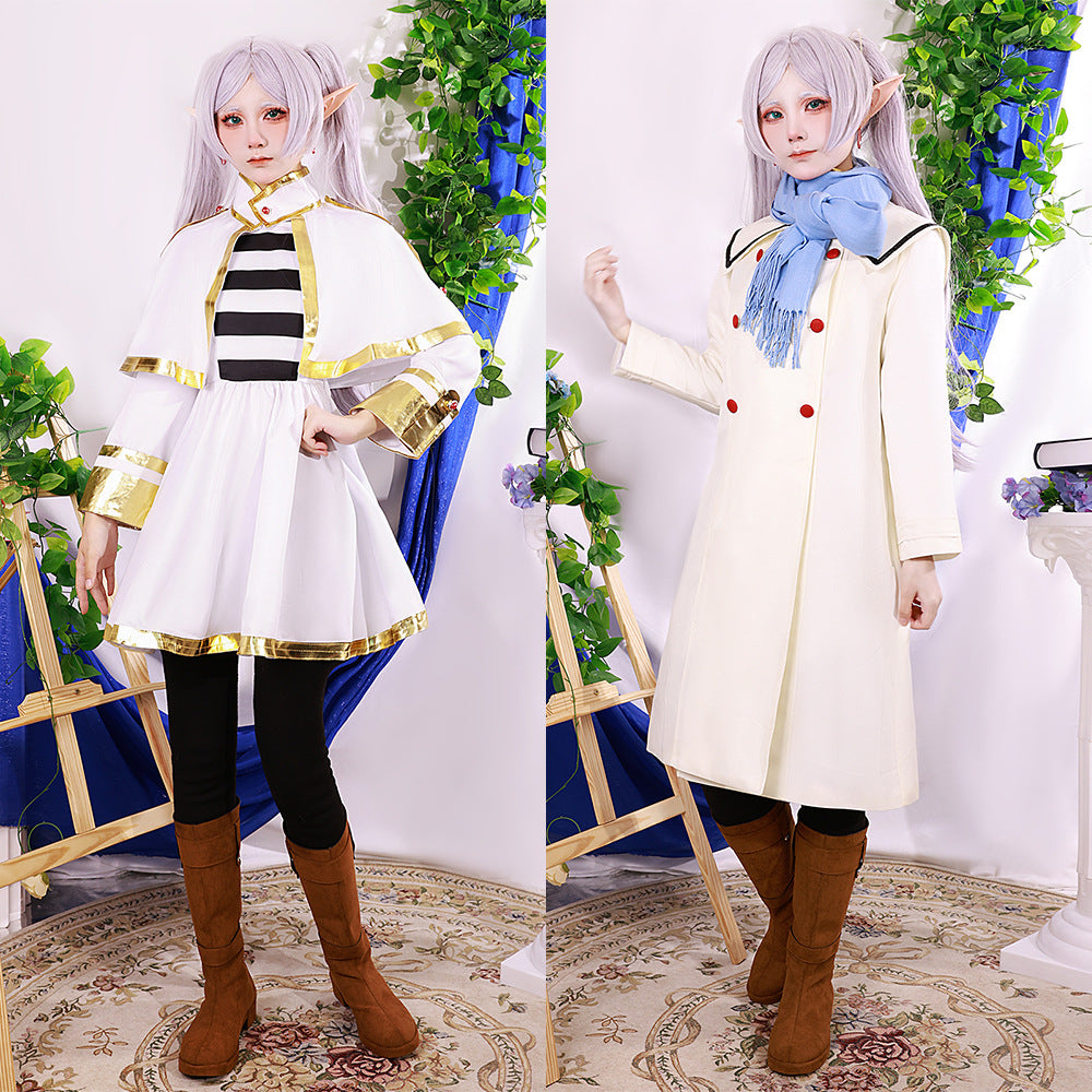 Funeral Lilian cosplay costume, Simmel elf ear magic, game anime cosplay set, female