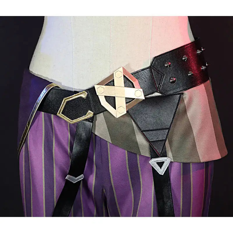 Game LOL Arcane Jinx Fullset Cosplay Costumes Halloween Carnival Clothes Sets