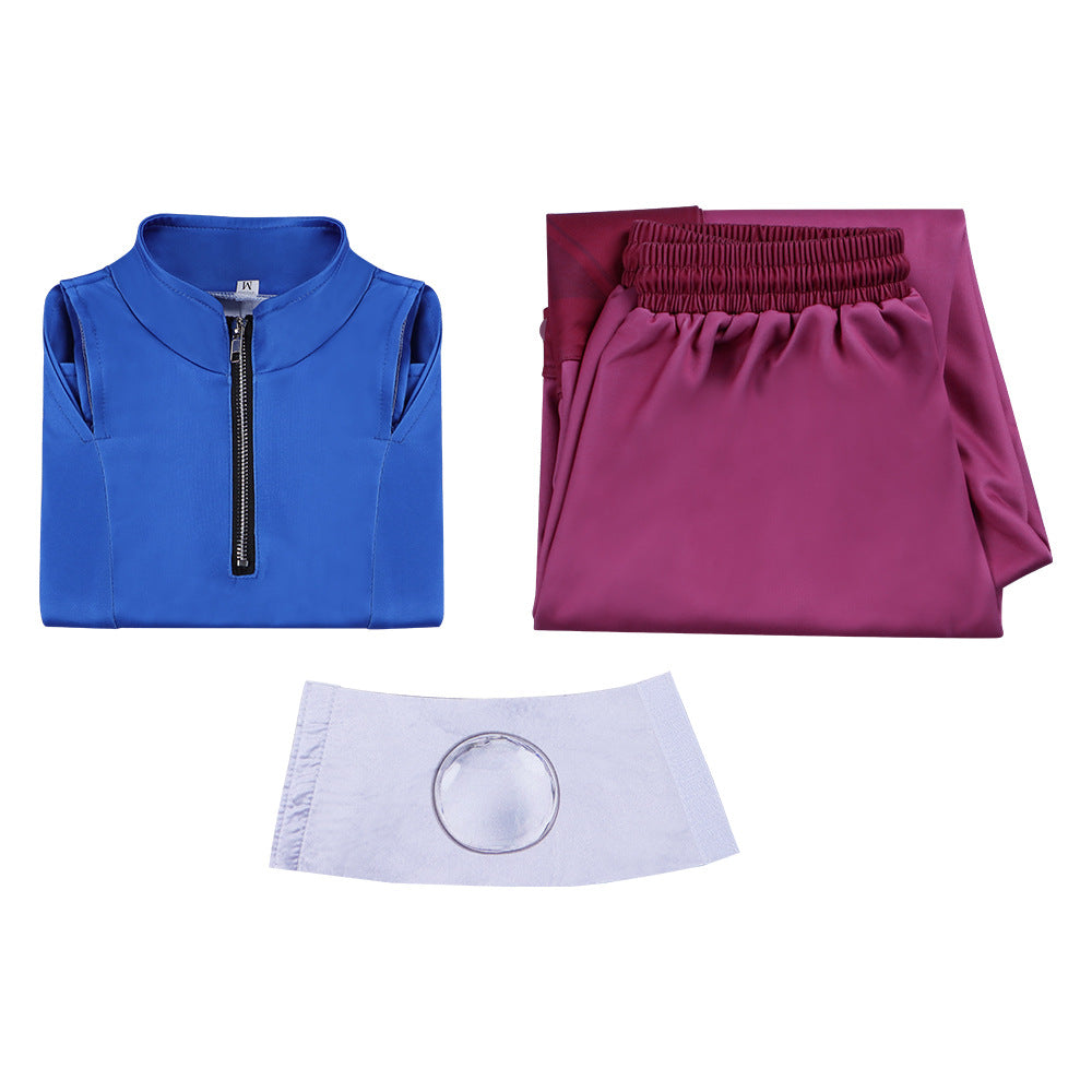 Zombie High School Cosplay Costume Addison Blue Vest Set Movie Character Performance Costume Cosplay Outfit
