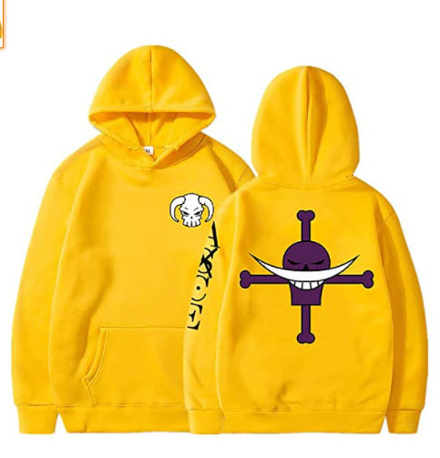 One Piece Sauron Anime Plush Loose Hoodie Sweater