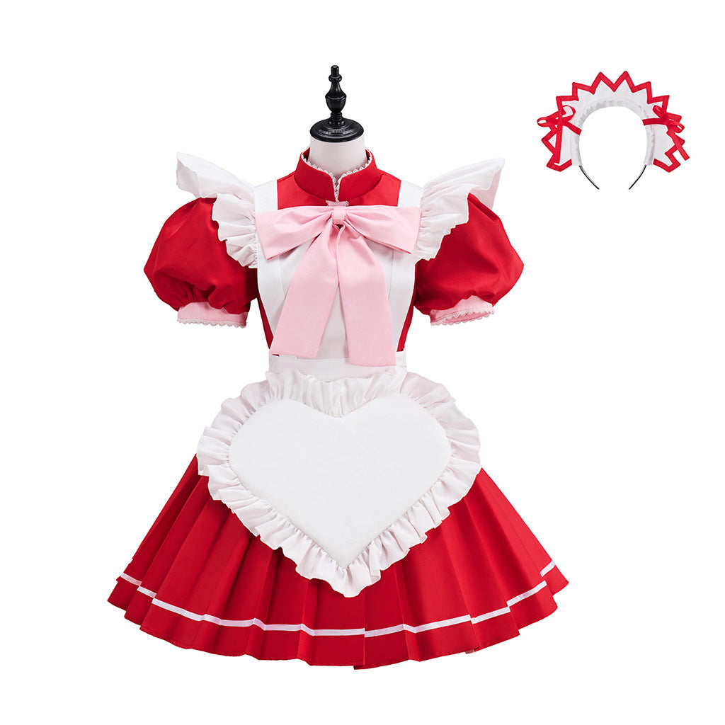 Mint lettuce maid costume full set cosplay anime costume cat girl cosplay performance
