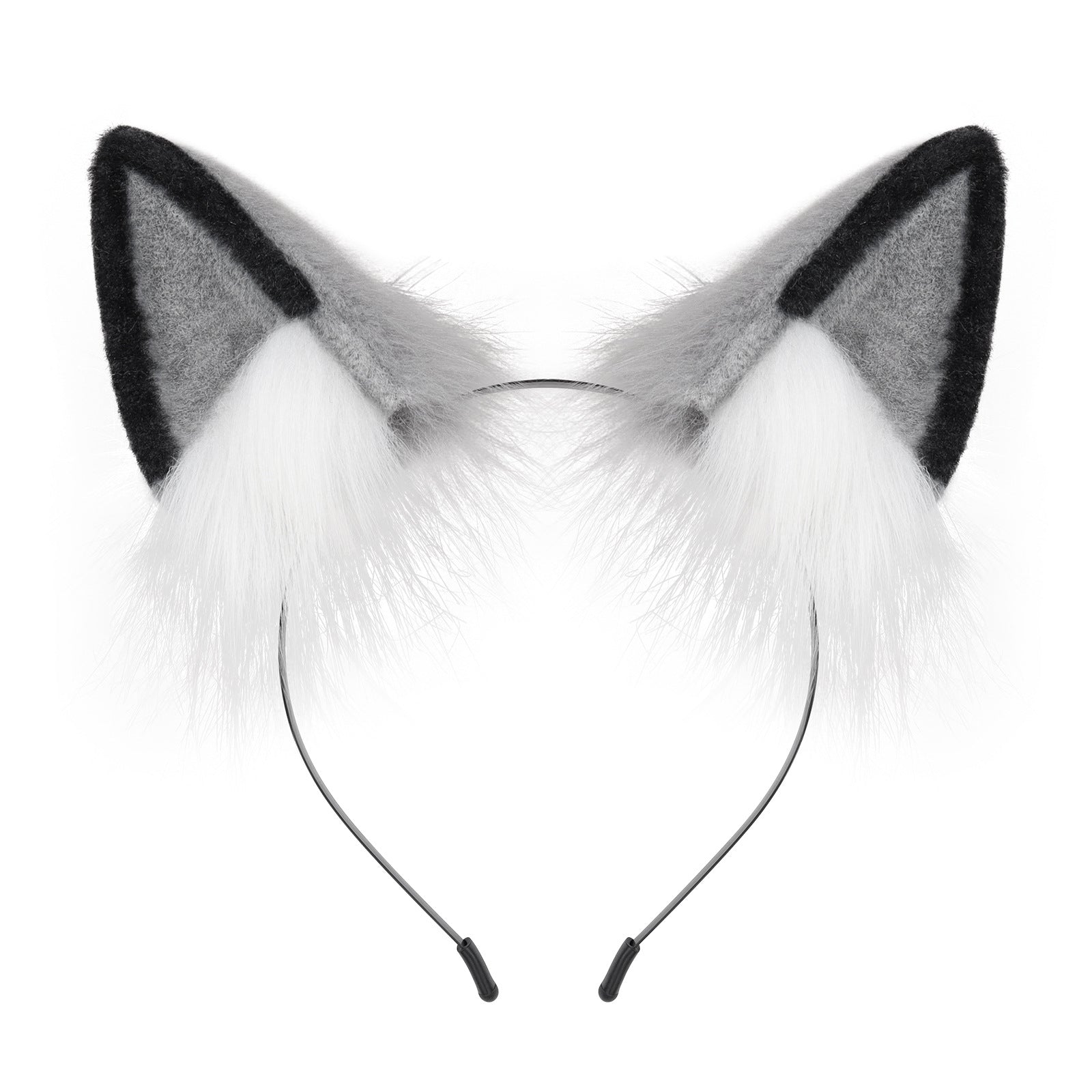 Handmade Plush Cat Ears Festival Party Role Play Cosplay Realistic Fox Animal Ears Headband