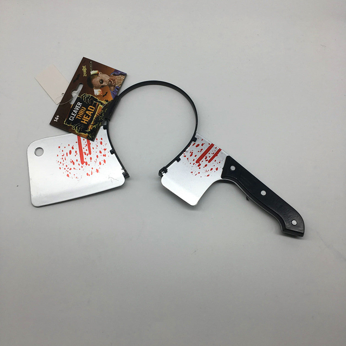 Halloween Hairpin Plastic Simulation Piercing Dish Head Buckle Cosplay Prop Needle Head Hoop