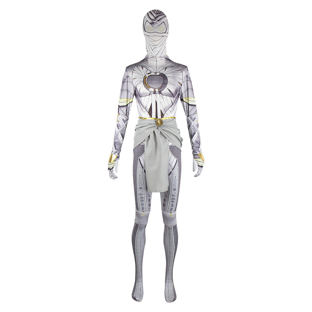 Midnight Wolf Cosplay Costume Drax Moon Knight Cosplay Mark Same Style Performance Costume Halloween Ready Stock