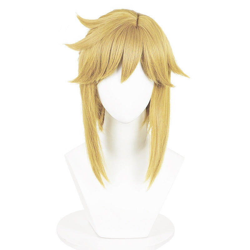Mufei Zelda Princess cosplay in the wilderness, Link cosplay, wig styling, wig
