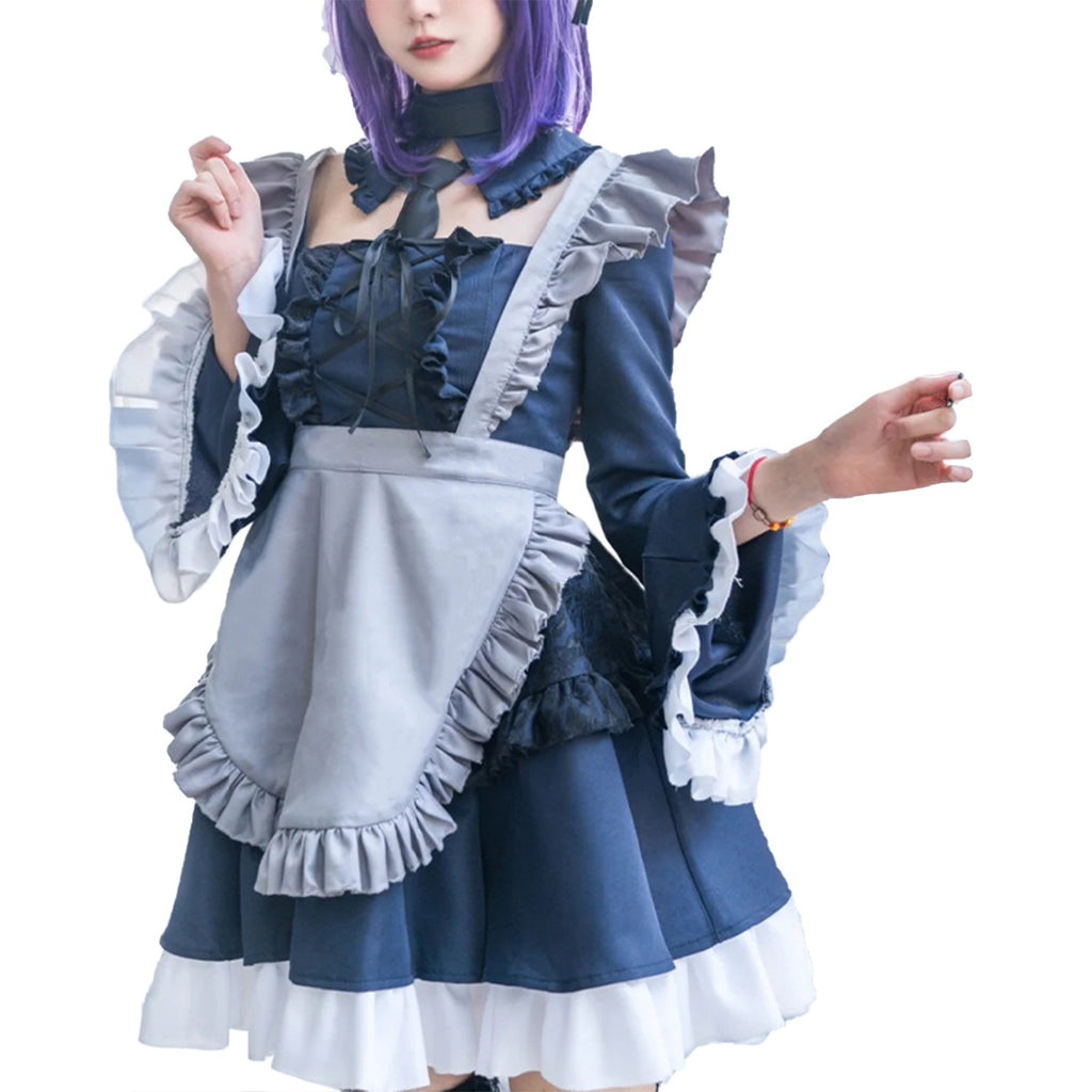 Cosplay Costume for Komi Can't Communicate - Himari and Minami Maid Outfit, Anime Cosplay Clothing for Women