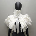 Feather cape scarf chicken feather fake collar makeup ball shawl
