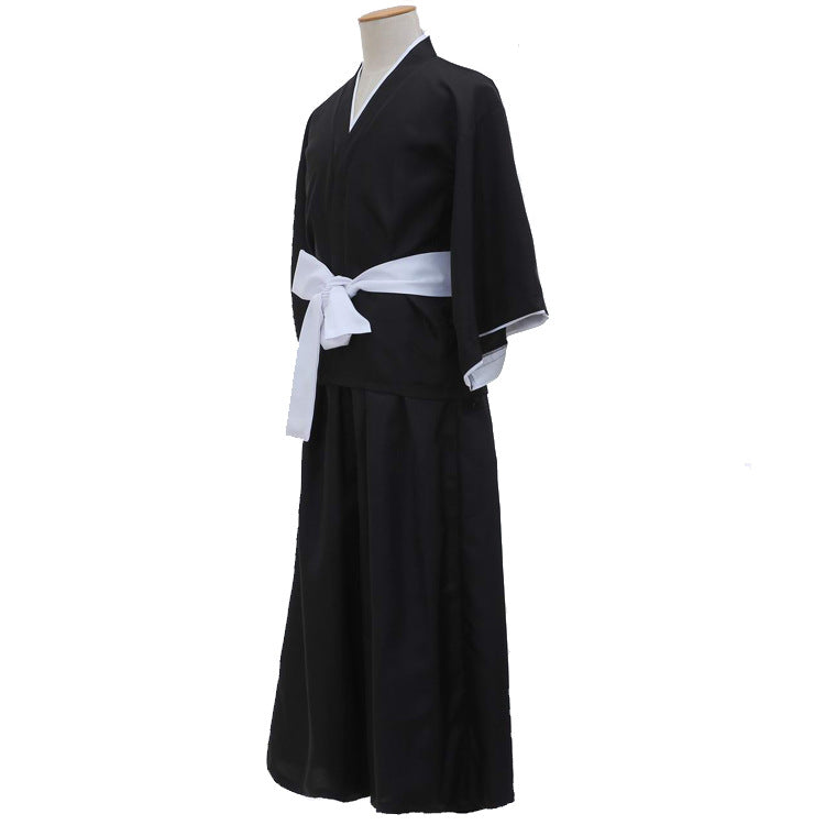 Kuchiki Rukia Shinigami Cosplay Costume Wig Shoes Set Anime Halloween For Woman Men Clothes