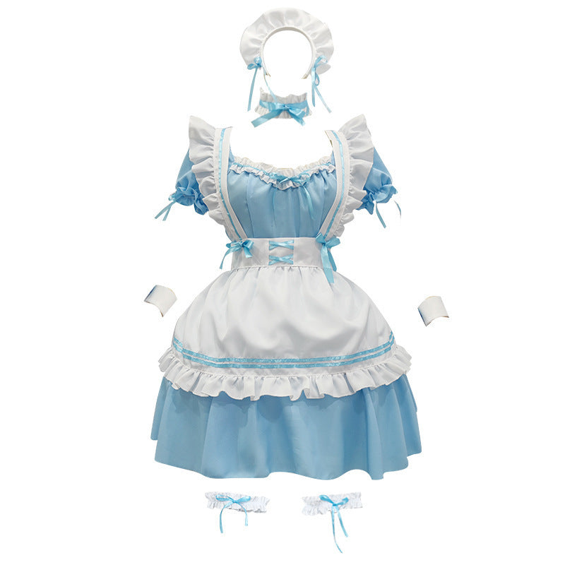 Cute Maid Cosplay Lolita Dress for WomenAnime CostumeOne-Piece Dress
