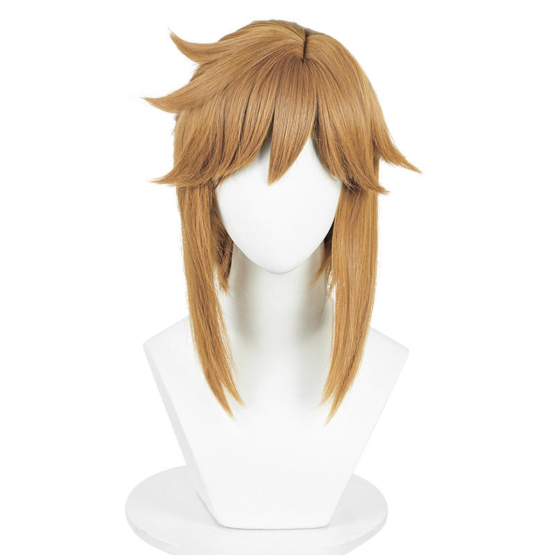 Mufei Zelda Princess cosplay in the wilderness, Link cosplay, wig styling, wig