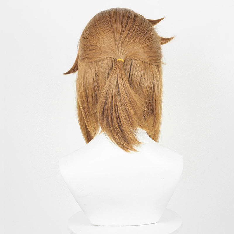Mufei Zelda Princess cosplay in the wilderness, Link cosplay, wig styling, wig