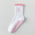 White yoga socks for women and adults