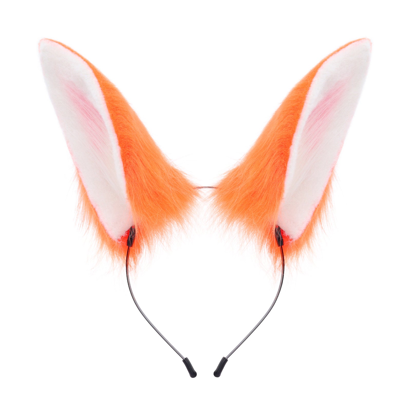 Cute Plush Rabbit Ears Hair Accessory for Anime Cosplay Costume, Realistic Animal Ears Headband Hairband