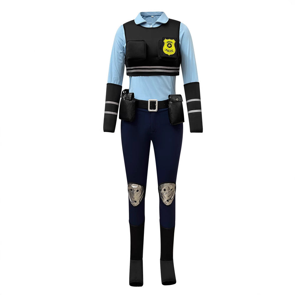 Crazy Animal City Cosplay Judy Rabbit Humanoid Costume Full Set Women's Cosplay Outfit