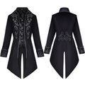 Halloween retro costume medium long punk men's cosplay coat