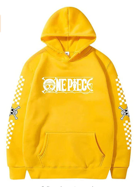 One Piece Sauron Anime Plush Loose Hoodie Sweater
