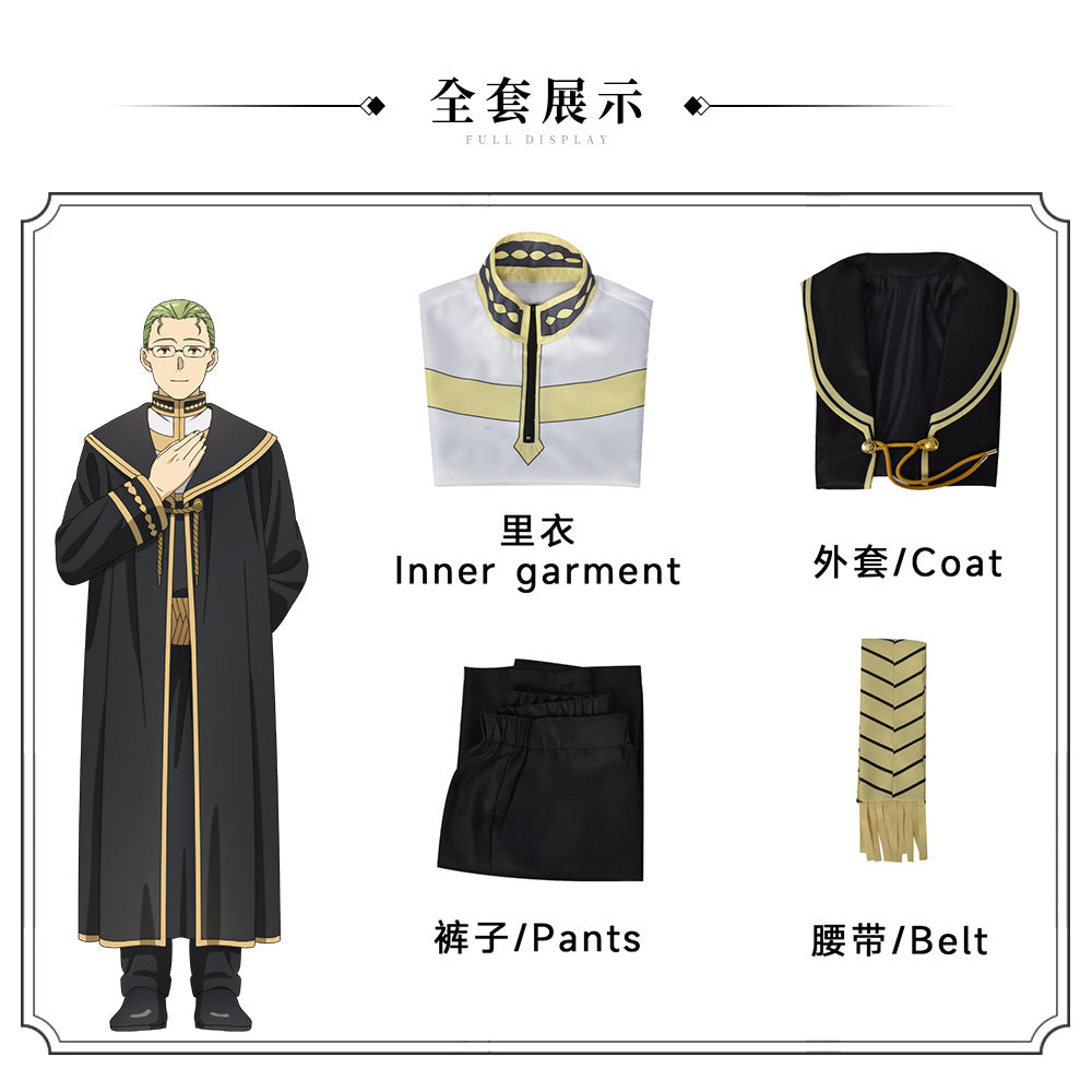 Funeral Lilian cosplay costume, Simmel elf ear magic, game anime cosplay set, female