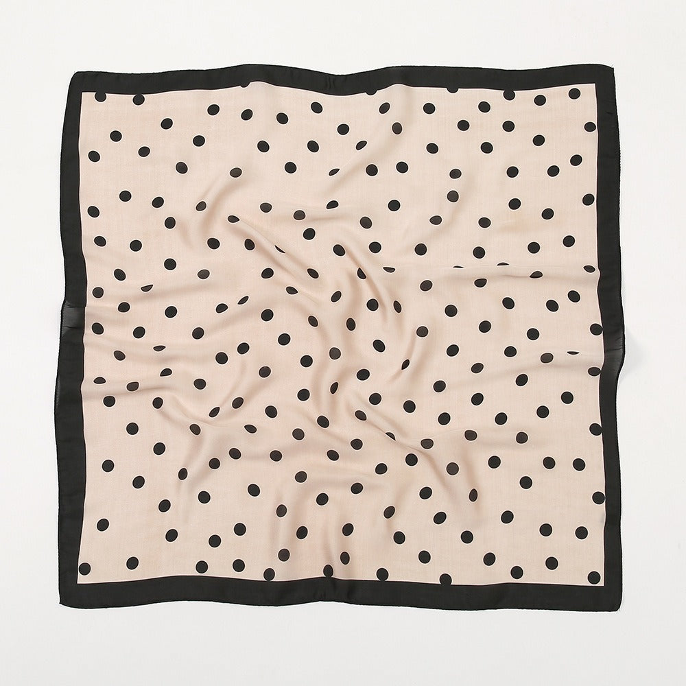 Scarf Women's Spring, Summer, and Autumn New Simulation Silk 70 Square Scarf Versatile Professional Decoration Scarf
