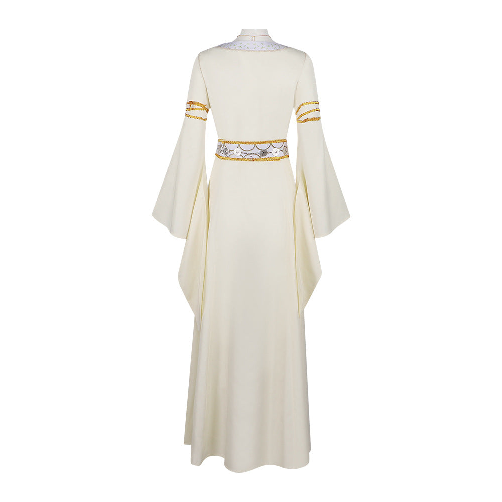 Lord of the Rings Cosplay Costume The Two Towers Eowyn Medieval Gown Dress Cosplay Stage Costume