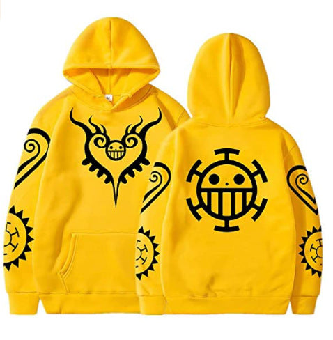 One Piece Sauron Anime Plush Loose Hoodie Sweater