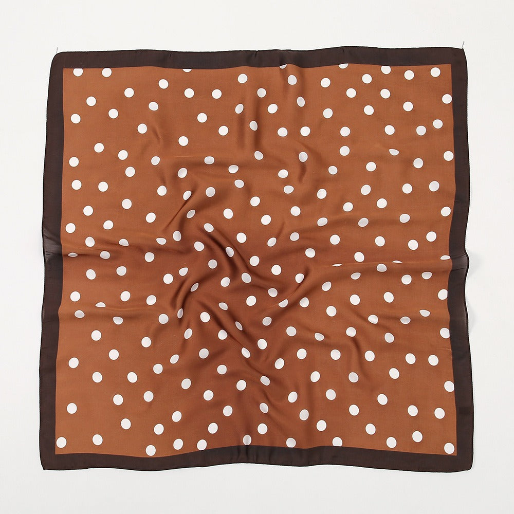 Scarf Women's Spring, Summer, and Autumn New Simulation Silk 70 Square Scarf Versatile Professional Decoration Scarf