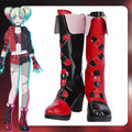 Harley Quinn Cosplay Shoes Anime Chinese Style Woman Game Role playing props