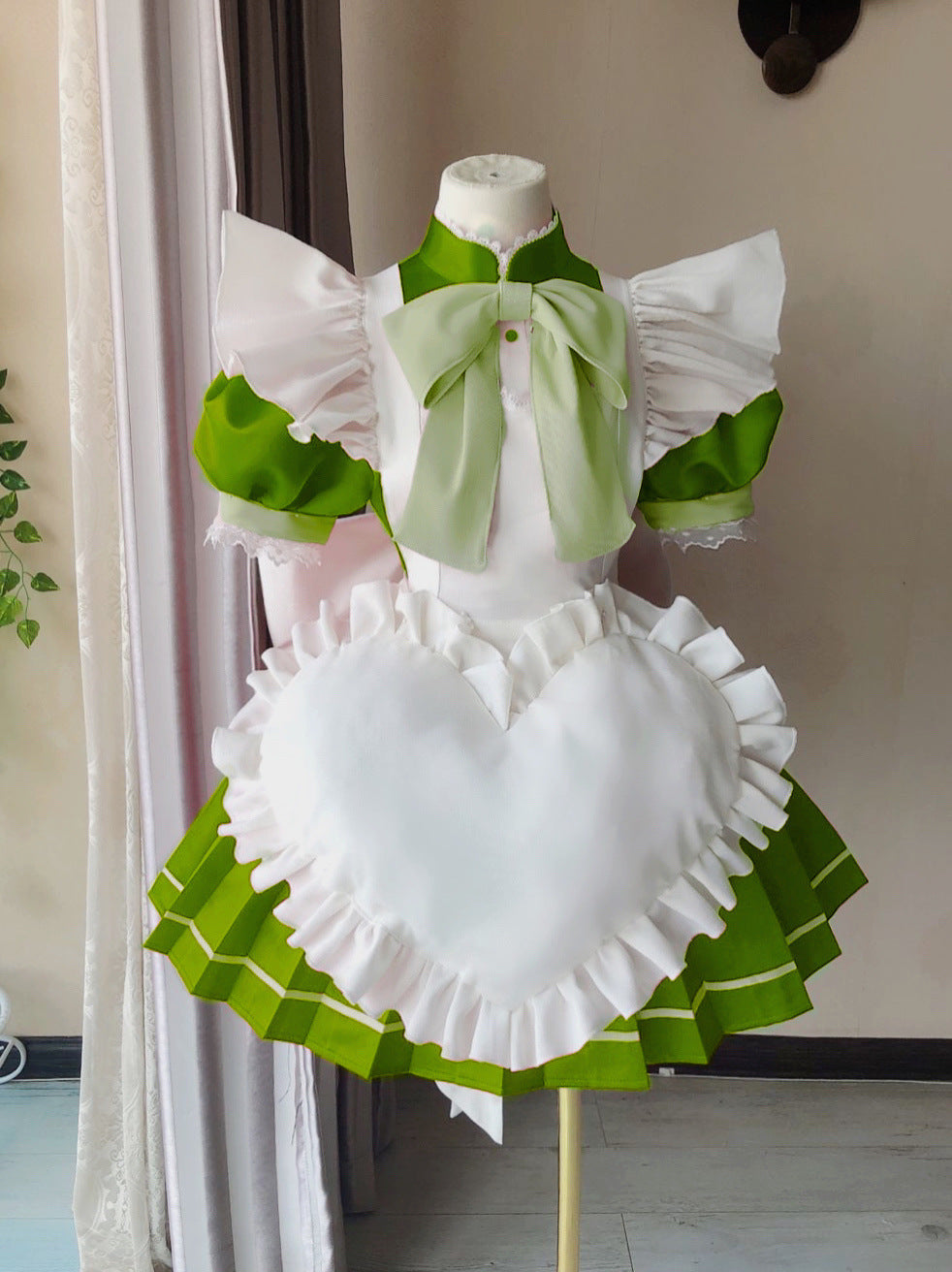 Mint lettuce maid costume full set cosplay anime costume cat girl cosplay performance