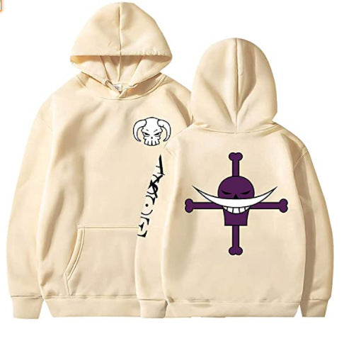 One Piece Sauron Anime Plush Loose Hoodie Sweater