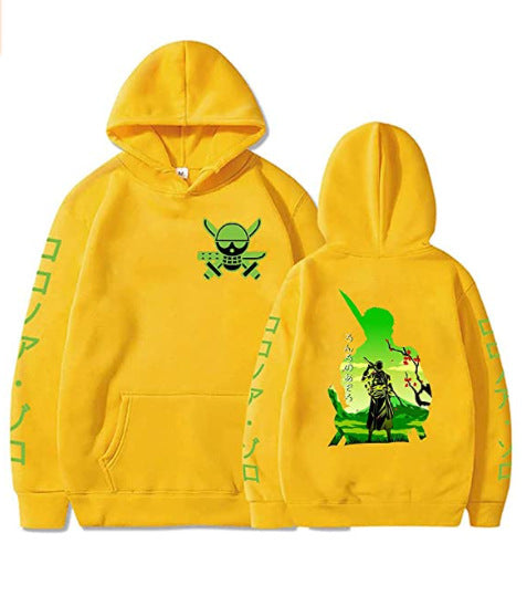 One Piece Sauron Anime Plush Loose Hoodie Sweater